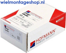 doos met 100 strips Zwarte Hofmann plakgewichten