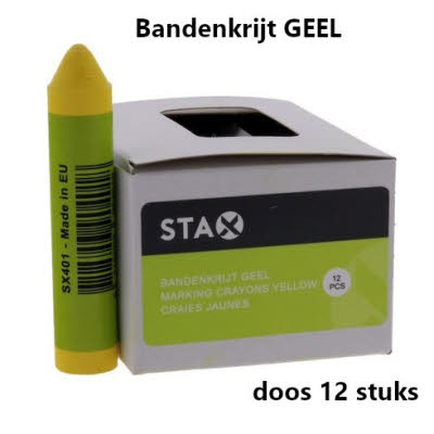 bandenkrijt geel