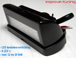 led kentekenverlichting